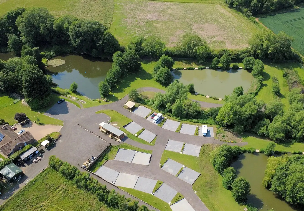 Touring Pitches Ariel View